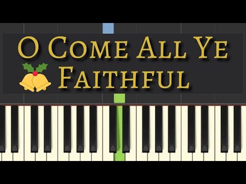 easy-piano-tutorial:-o-come-all-ye-faithful,-with-free-sheet-music
