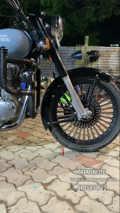 32 Spoke Alloys on Classic 350 | Royal Enfield Alloy Wheel - YouTube