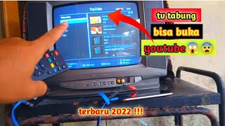 cara nonton youtube di tv tabung mengunakan stb tv digital