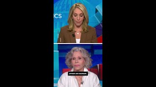 Jane Fonda calls the Trump presidency frightening