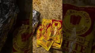 THE HALAL GUYS , White Sauce & Red Sauce #shorts