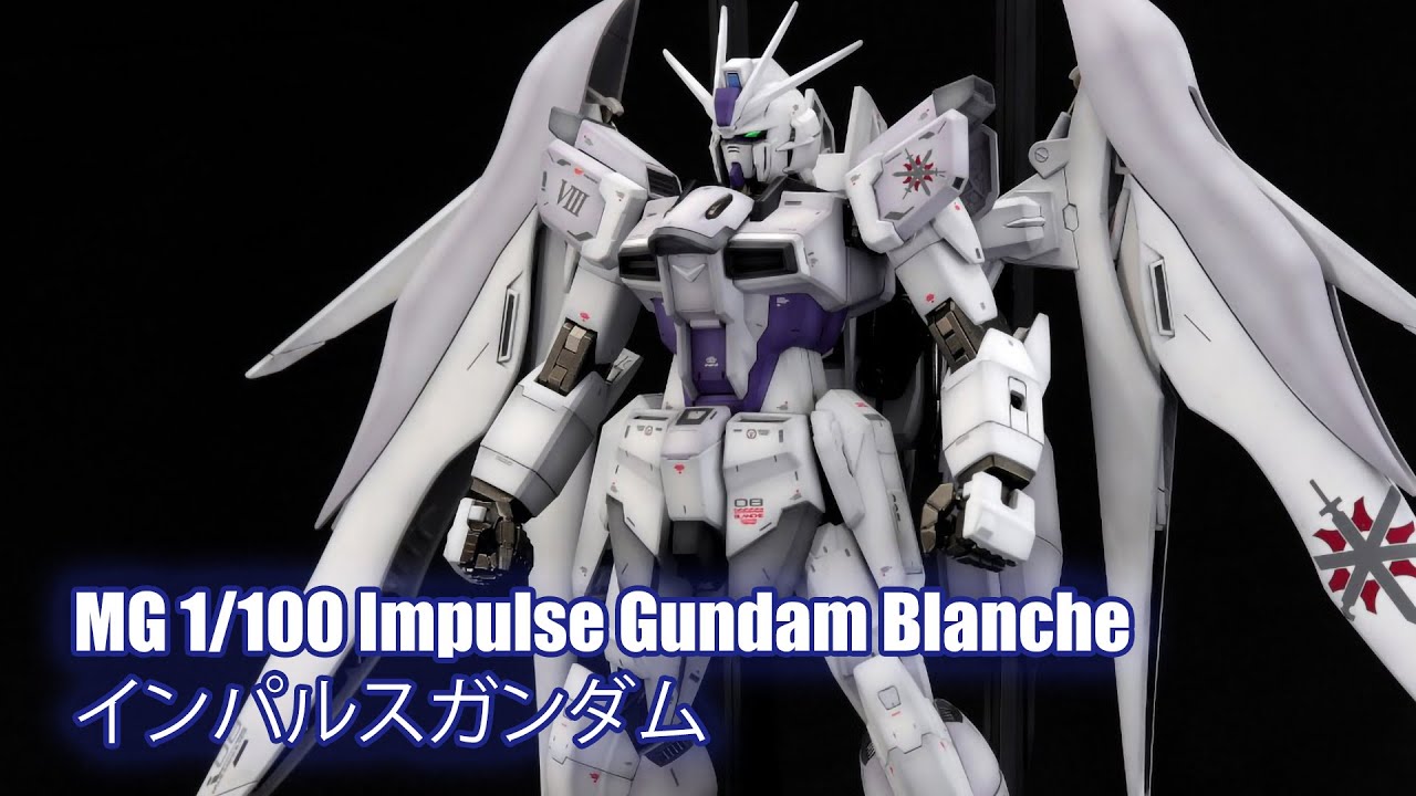 MG 1/100 Impulse Gundam Blanche - Custom Build(インパルスガンダム)