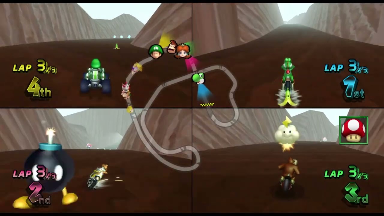 Mario Kart Wii Custom Tracks ✦ 4 Players #609