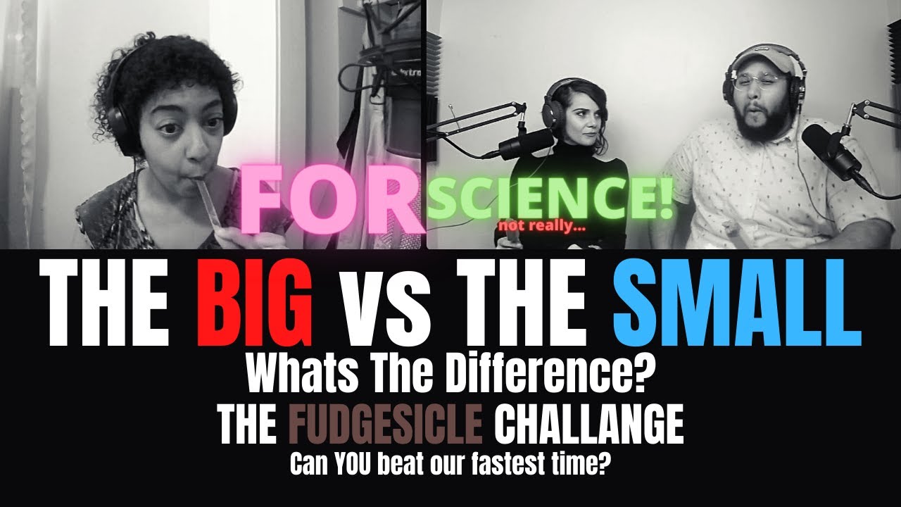 A WHOLE FUDGESICLE IN ONE BITE?? Big Vs. Small Series FOR SCIENCE YouTube