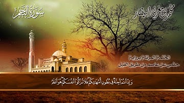 ٥٣ سورة (النجم) الشيخ محمد بن مغربي البيطار