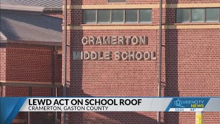 Construction worker banned from school after 'lewd act'