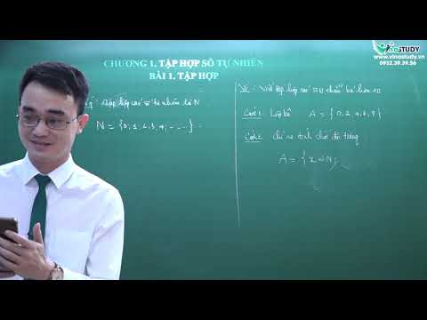 Toán lớp 6 - Tập hợp, Thầy Nguyễn Thành Long Vinastudy.vn