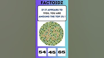 🔍👀Can you spot the hidden number?Only the sharpest eyes will pass this color vision challenge! 🎯💡