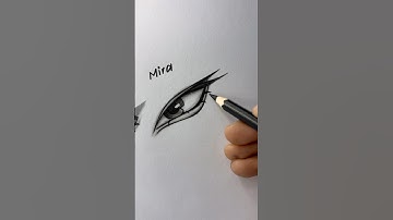 How to draw demon hunter characters eye #art #drawing #howtodraw #sketch #shorts