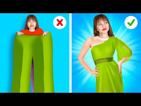 BEST CLOTHES HACKS FOR GIRLS || Fashion Hacks and Amazing DIY Ideas by 123GO! Series