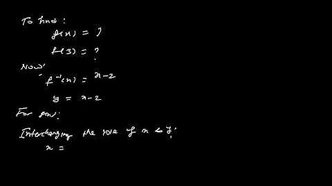Grade 10, Optional Mathematics for Nepali Students - #18 Inverse Function Exercise