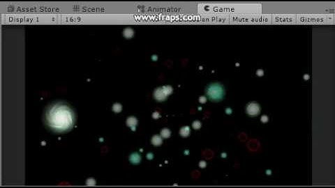 Unity Infine Particle VFX for Menu Screen