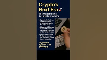 🚀 Crypto’s Not Dead — It’s Growing Up