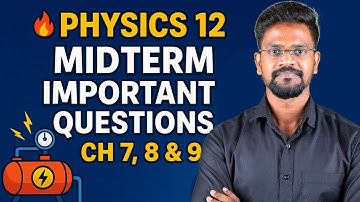 Class 12 Physics Midterm – Most Important Questions | Ch 7, 8 & 9 | Don’t Miss This! Muruga MP #mp