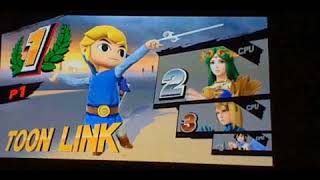 Super Smash Bros. For Wii U Toon Links Victory