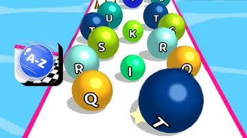 AZ Run -2048 ABC Runner||Gameplay (iOS & Android) Part 16