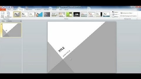 How to Make a Colorful PPT Presentation Be Black and White : Computer Programming