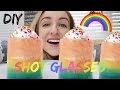 DIY RAINBOW ICE SHOT GLASSES