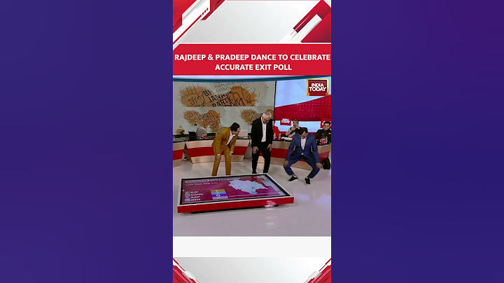 WATCH: Rajdeep Sardesai's Viral Dance To Celebrate Accurate Exit Polls | Election Results #shorts