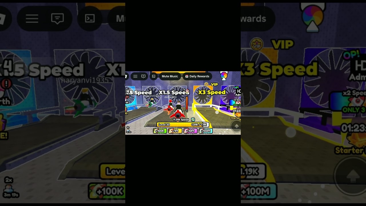 playing +1 speed rocket escape in roblox!!