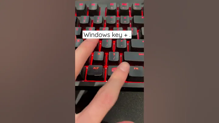 How to use the emoji menu on a Windows 11/10 PC! (secret keyboard shortcut)