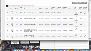 Print PDF transcript