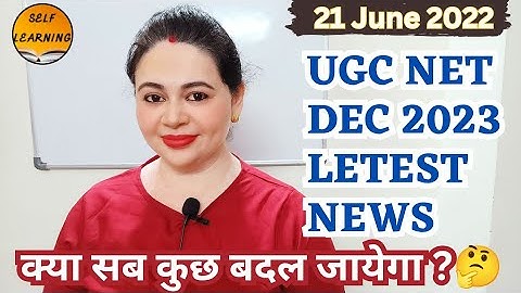UGC NET 2023 | UGC NET DEC 2023 Latest Update By MONISHA MISHRA | UGC NET EXAM 2023 |  SelfLearning