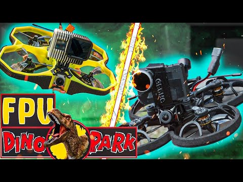✅ FPV DINOPARK: Geprc CineLog 25 HD vs iFlight Protek35 HD! Парк Динозавров в Запорожье! 🦕🔥