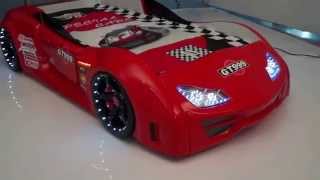 Red GT 999 Race car bed. The most realistic car beds in the world. Please check us out at https://car-bed.us.