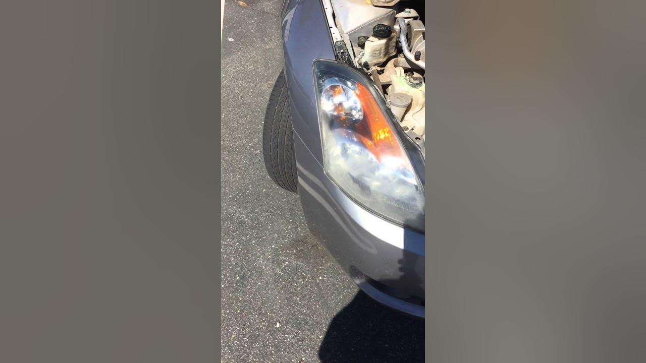 2008 Nissan Altima 2.5s Headlight Bulb replacement Access - YouTube