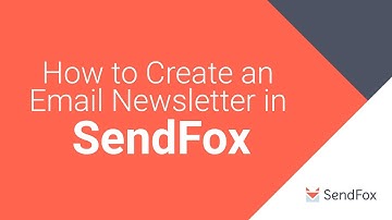 SendFox Tutorial | How to Create an Email Newsletter Using Templates in SendFox