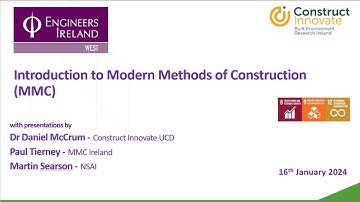 Introduction to Modern Methods of Construction (MMC)