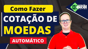 Cotação do Dólar no Excel | Converter Moedas