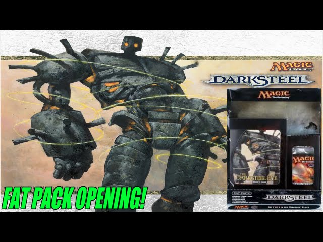 Darksteel MTG Fat Pack Opening AWESOME!