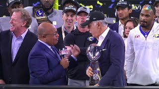 Super Bowl LVI Trophy Presentation for Los Angeles Rams