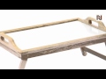 Winsome Breakfast Bed Tray with Handle, Foldable Legs 98122 Winsome Breakfast Bed Tray with Handle, Foldable Legs 98122