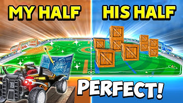 Rocket League Build Mode, but you build on your OPPONENT