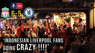 Liverpool fans going 'WILD!!' after Liverpool winning FA cup Final againts Chelsea #facup #reaction