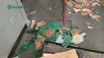 E Waste Recycling Plant - PCB Motherboard Crushing and Separating Machine
