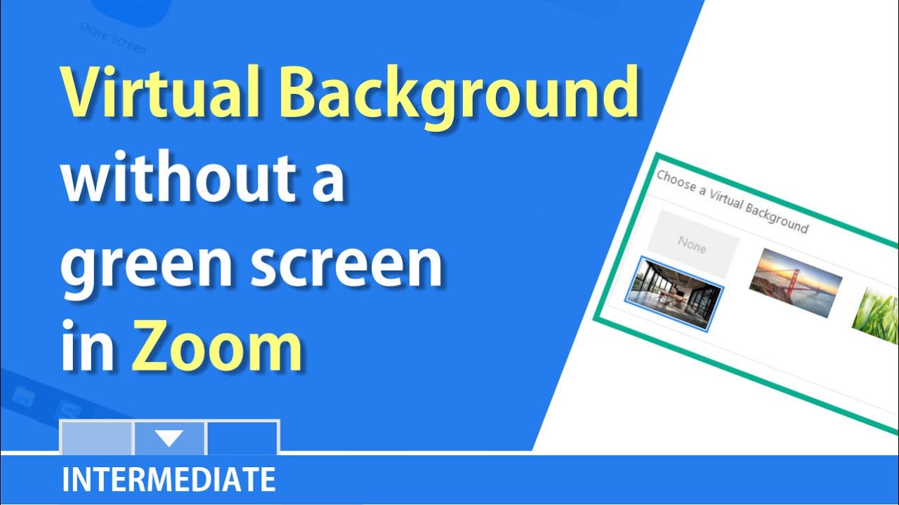 Zoom now allows a virtual background w/o a green screen by  