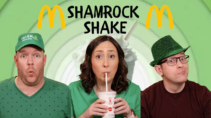 First Time Trying the McDonald's Shamrock Shake