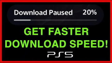 PS5 HOW TO GET FASTER DOWNLOAD SPEED NEW!