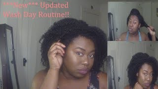 New Updated Wash Day Routine | Shea Moisture, Eden Body Works, Wetline Gels