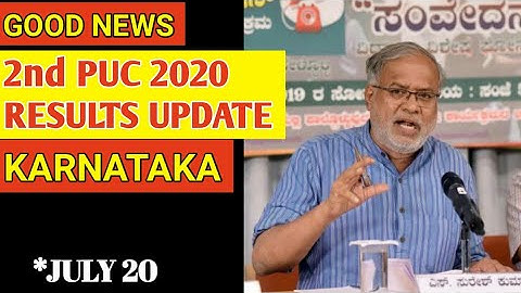 2ND PUC RESULTS CONFIRMATION BY MINISTER SURESH KUMAR