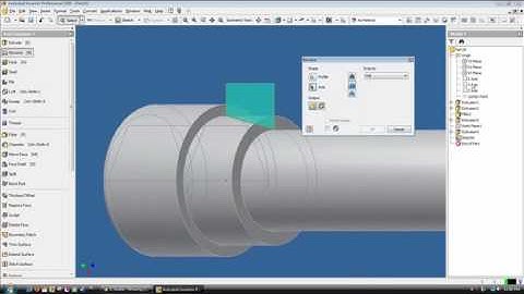 Autodesk Inventor Pro 2008 Hex socket Machine Screw.