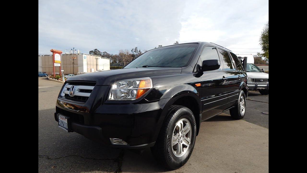 Видеообзор и осмотр Honda Pilot EX-L 2007 года.