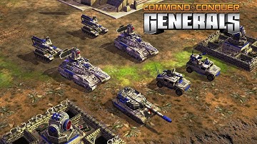 USA Paladin 1 vs 3 China - Start 10k (MOD ELITE ARMY) C&C Generals Zero Hour