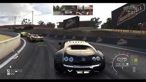 GRID Autosport Extreme Low end PC Gameplay (Custom Cup) Bugatti