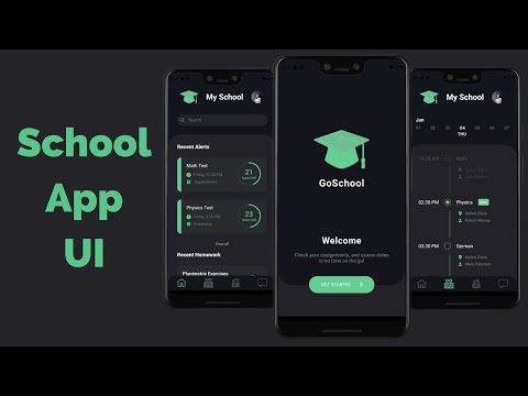 Flutter UI - School App - Speed Code Tutorial