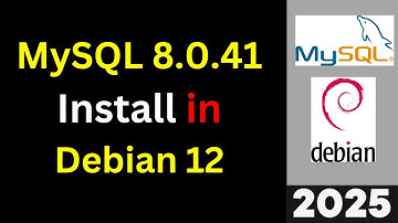 Unlock MySQL Power! Install MySQL 8.0.41 on Debian 12 in Just 5 Minutes! | 2025